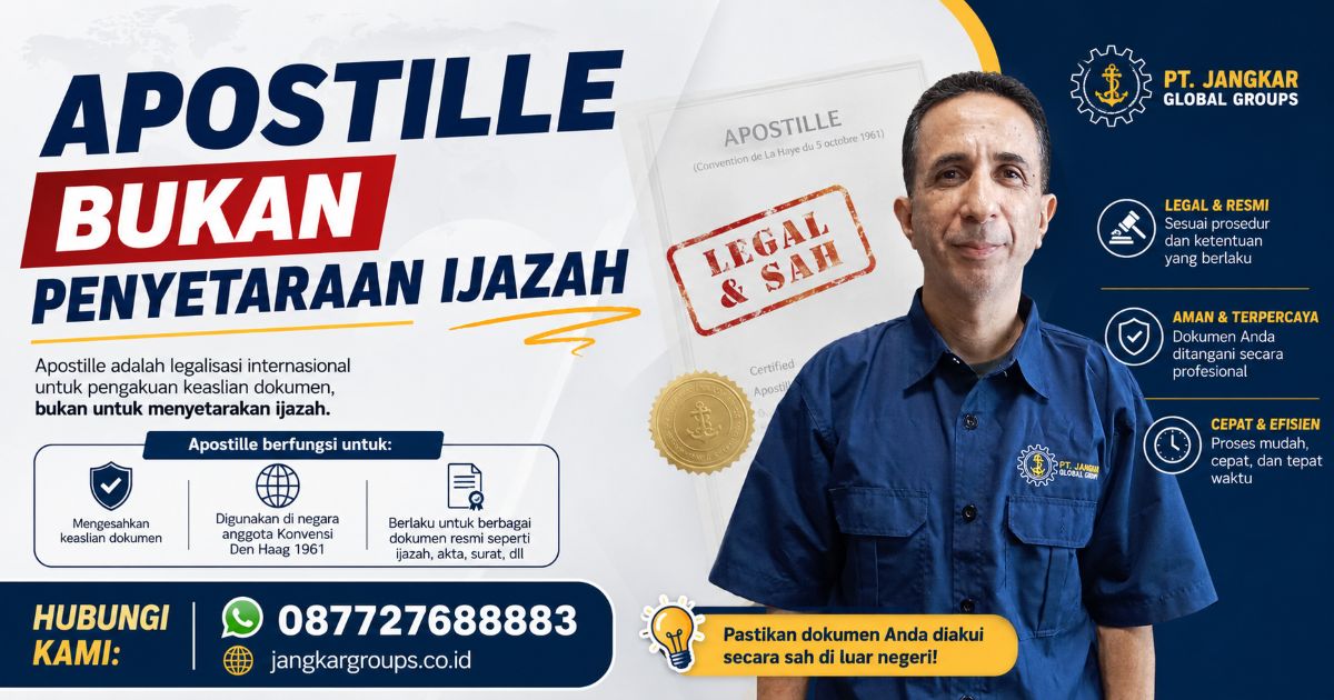 Apostille Bukan Penyetaraan Ijazah