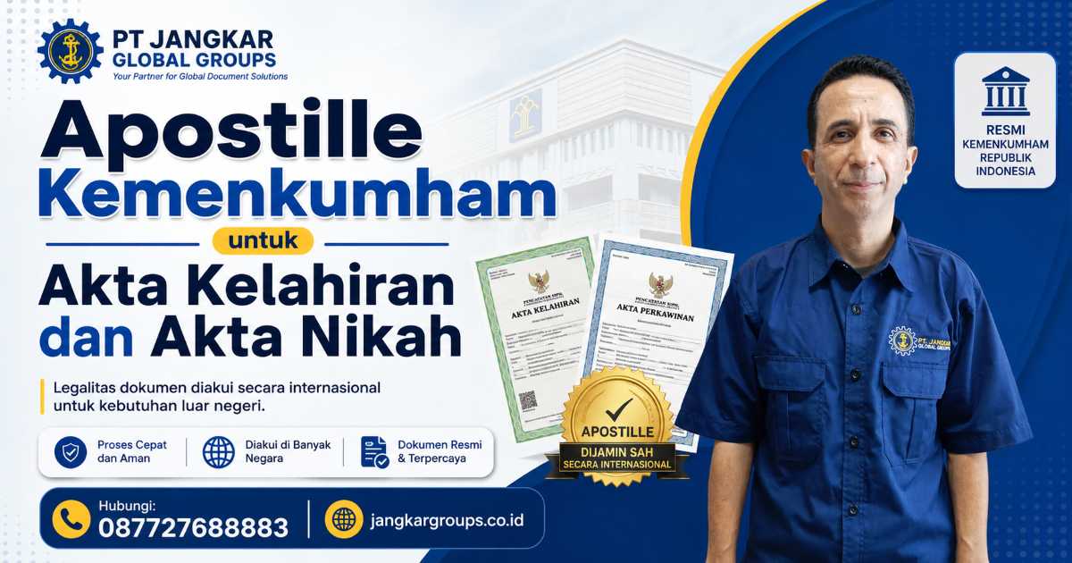 Apostille Kemenkumham untuk Akta Kelahiran dan Akta Nikah