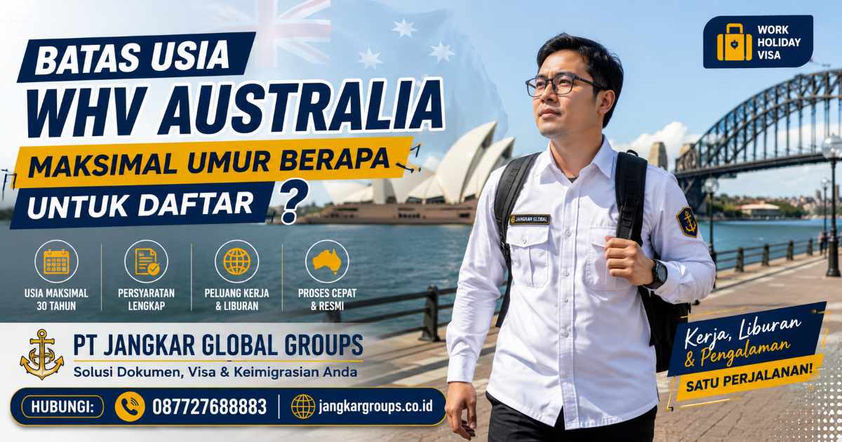 Batas Usia WHV Australia Maksimal Umur Berapa untuk Daftar