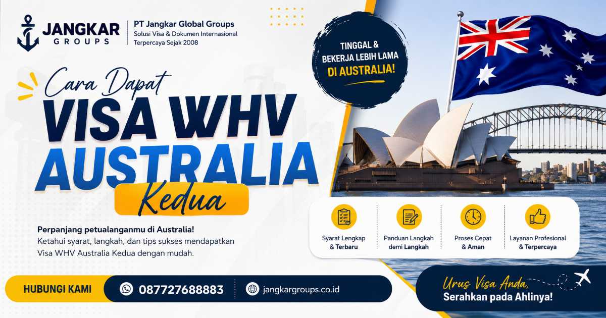 Cara Dapat Visa WHV Australia Kedua