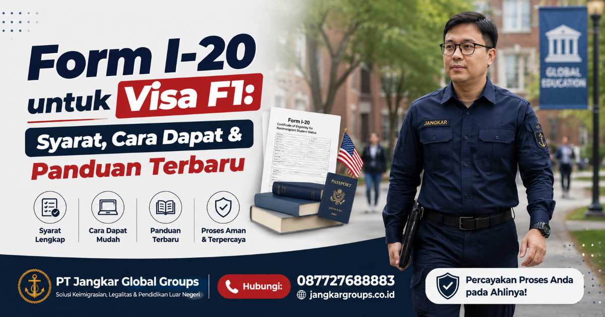 Form I-20 untuk Visa F1 Syarat, Cara Dapat & Panduan Terbaru