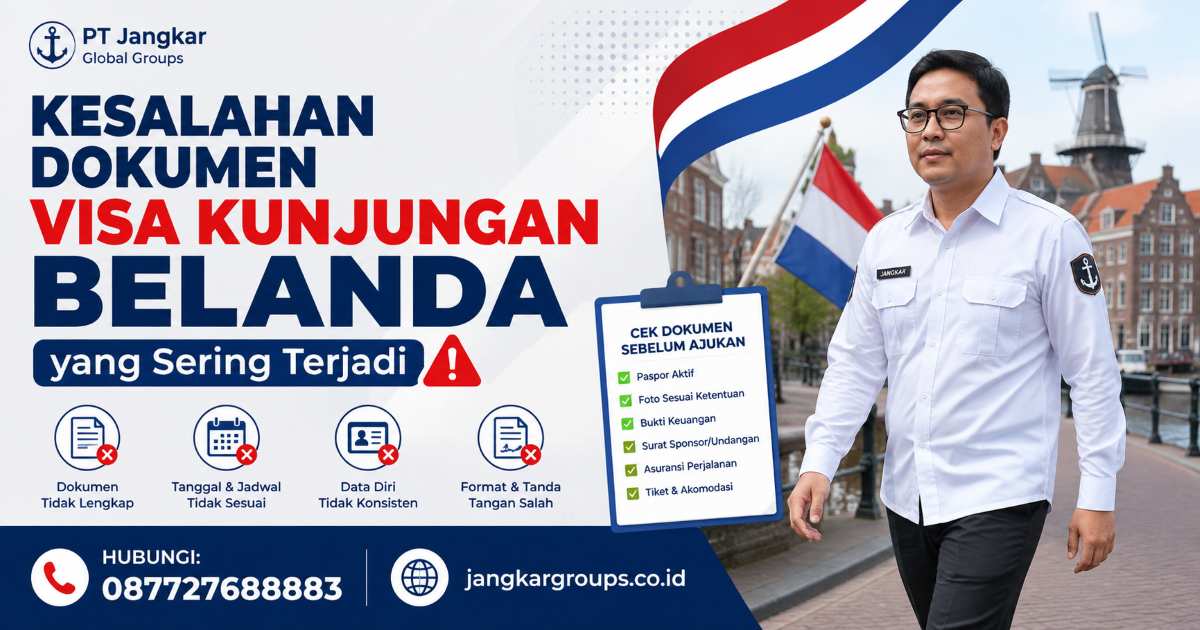 Kesalahan Dokumen Visa Kunjungan Belanda yang Sering Terjadi