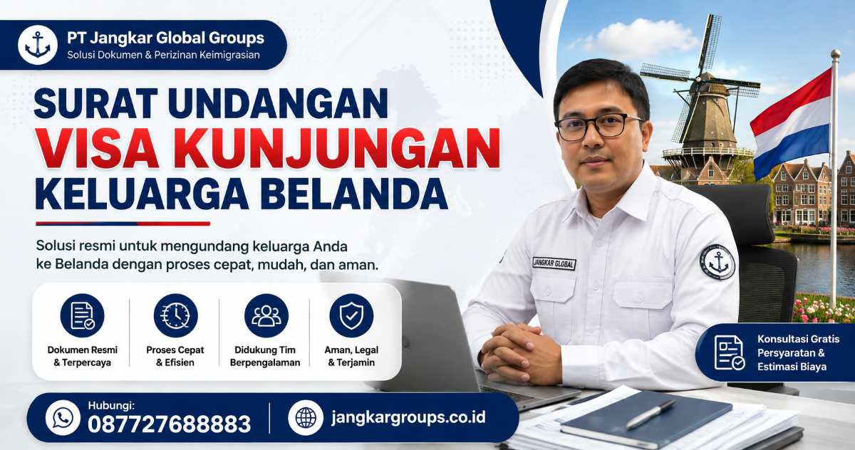 Surat Undangan Visa Kunjungan Keluarga Belanda
