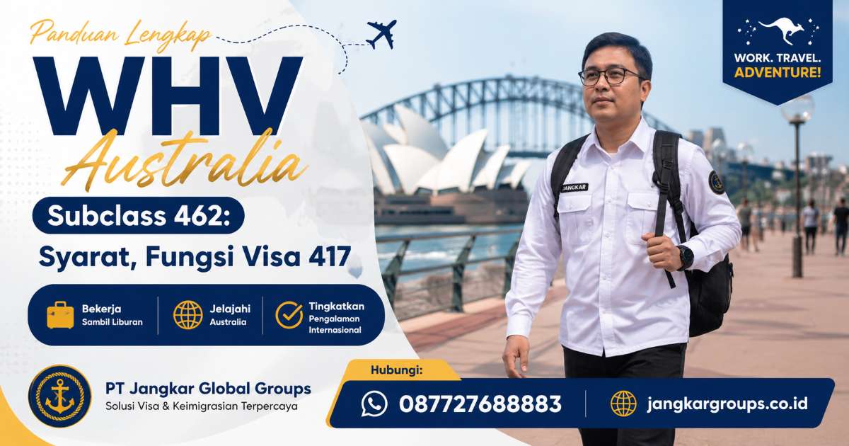 WHV Australia Subclass 462 Syarat, Fungsi Visa 417